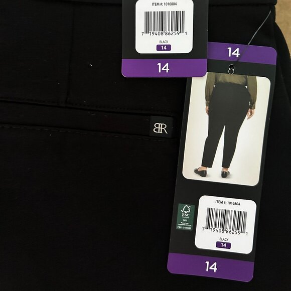 Banana Republic Women's Ponte Pant Black Size 14 - Picture 7 of 7